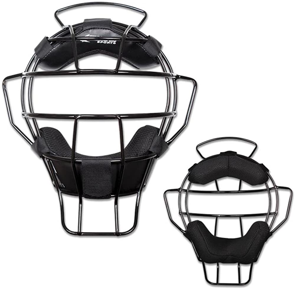 CH-CM72 - Champro Lightweight Umpire Mask with Black Mesh Padding
