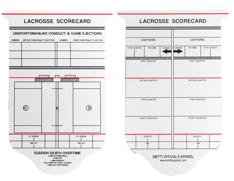 ACS540 - Smitty - Collegiate Lacrosse Reusable Game Card