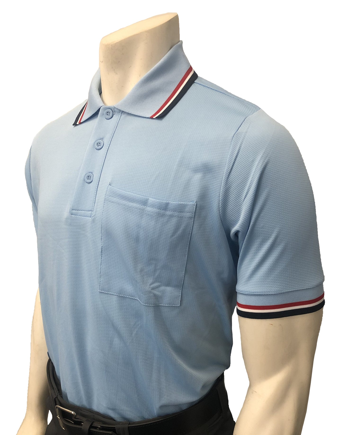 BBS307 - Smitty Men's "BODY FLEX" Style Short Sleeve Umpire Shirts - Available in 11 Color Combinations