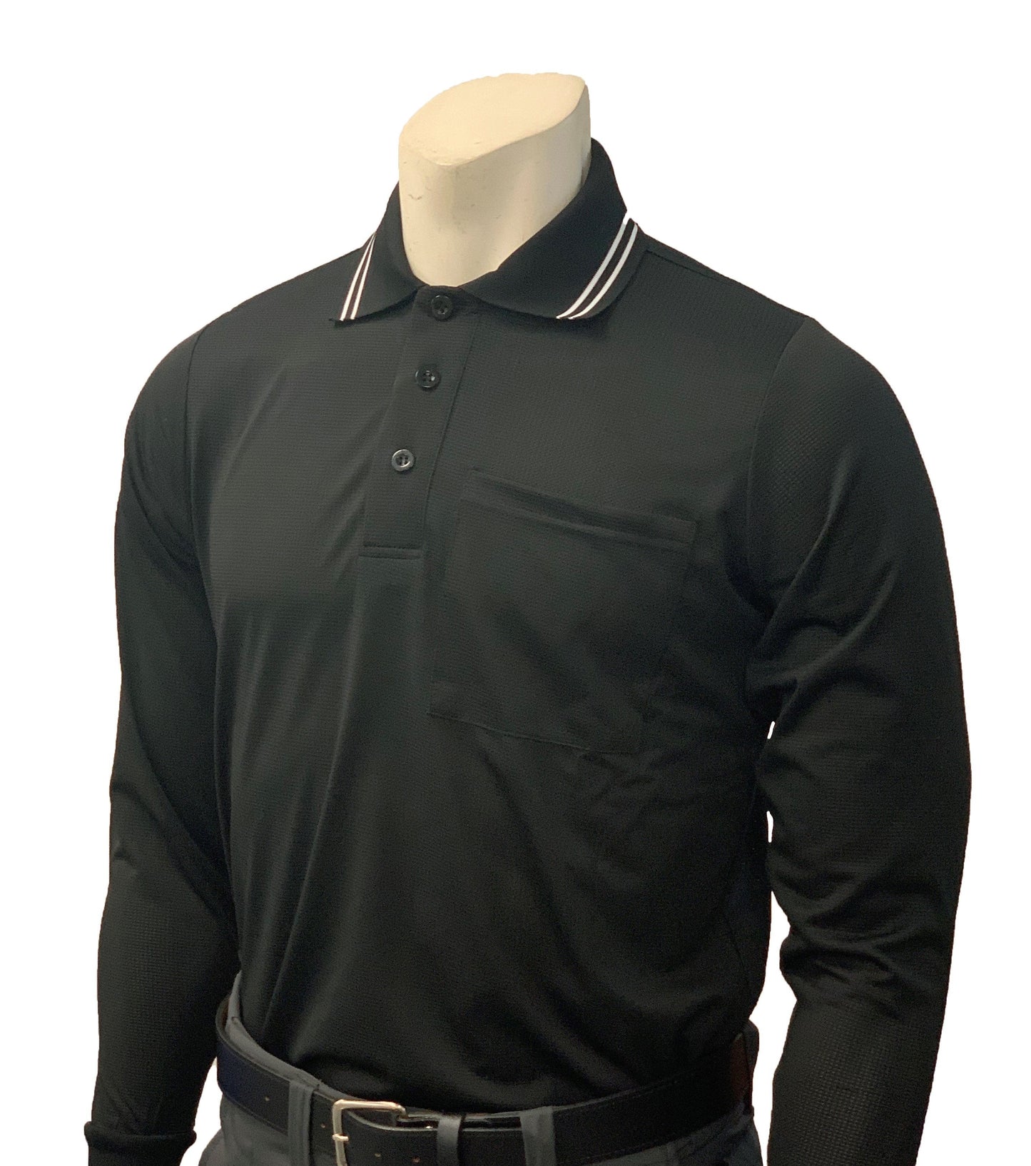 BBS308 - Smitty Men's "BODY FLEX" Style Long Sleeve Umpire Shirts - Available in 3 Color Combinations
