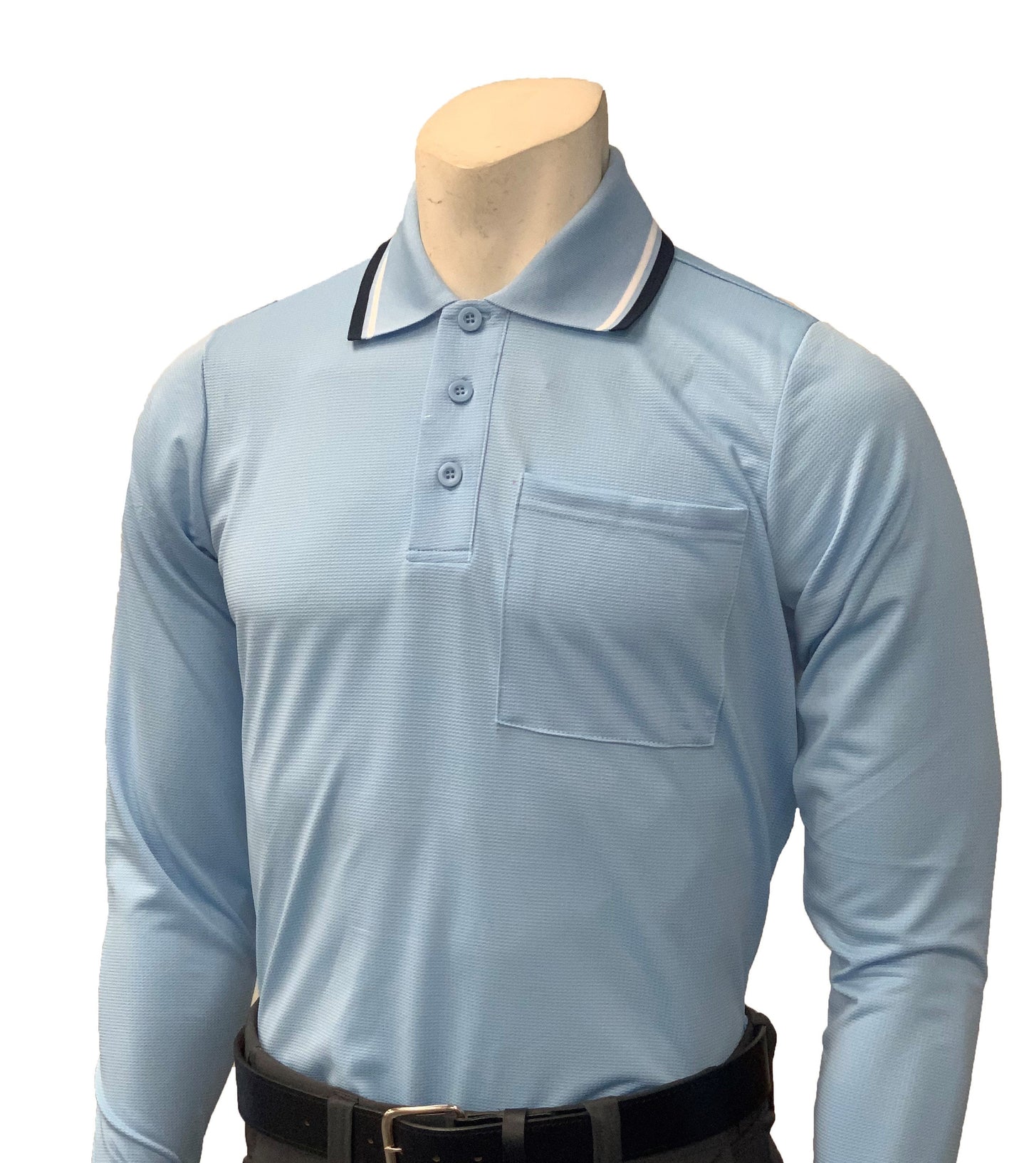 BBS308 - Smitty Men's "BODY FLEX" Style Long Sleeve Umpire Shirts - Available in 3 Color Combinations
