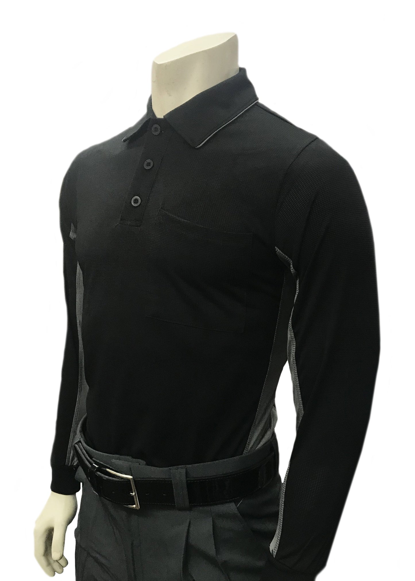 BBS315 - Smitty Men's Body Flex "Major League" Style Long Sleeve Umpire Shirts - 3 Color Combinations