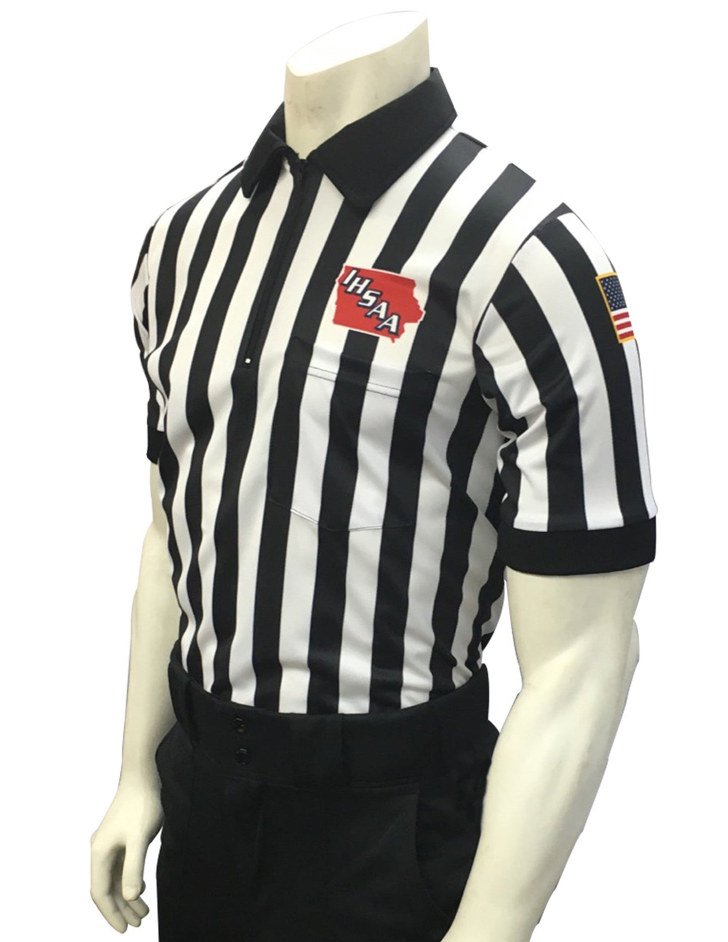 USA100IA - Iowa 1" Stripe - Short Sleeve Football Shirt