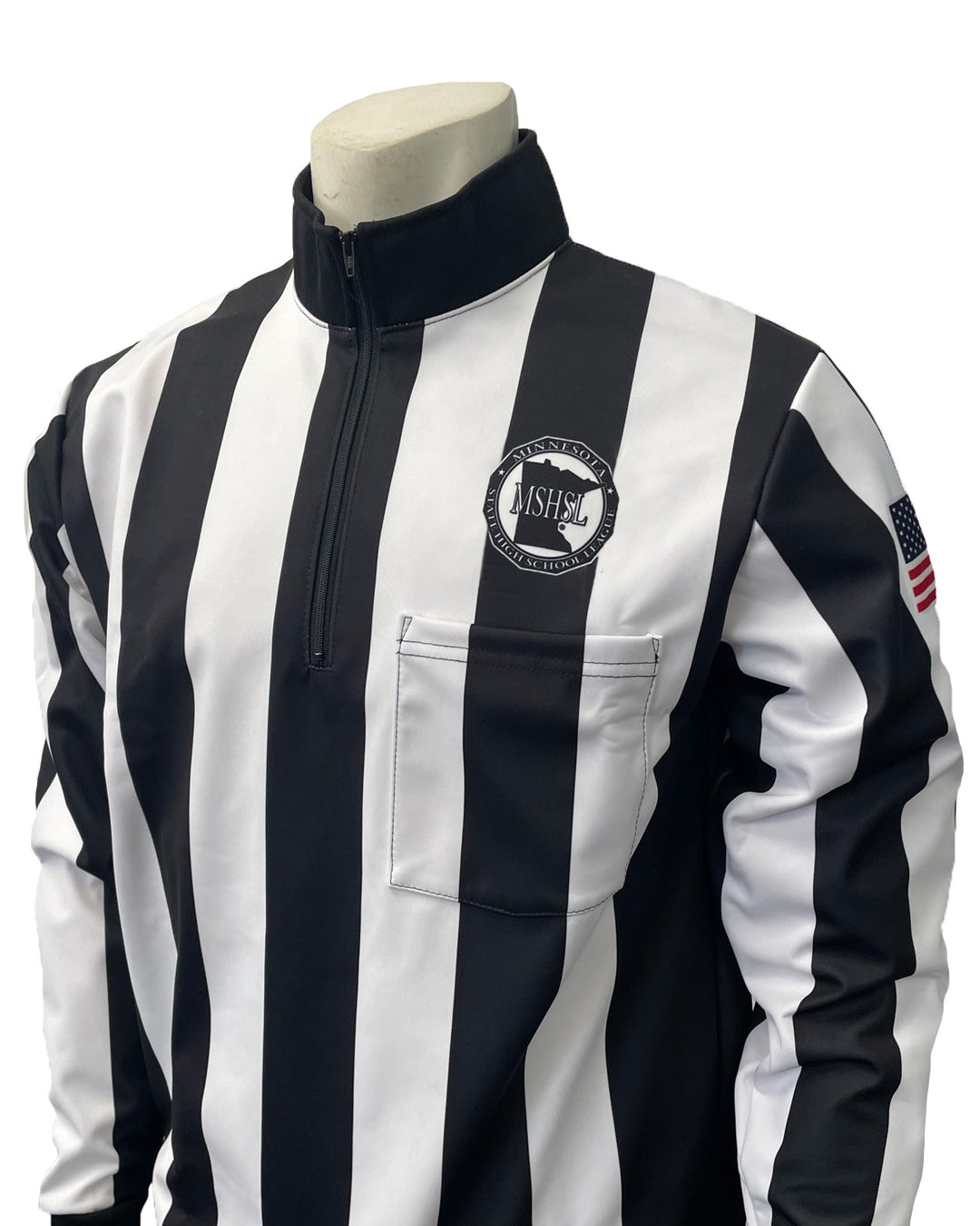 USA729MN - Minnesota 2 1/4" - Lightweight Water-Resistant Football Long Sleeve Shirt