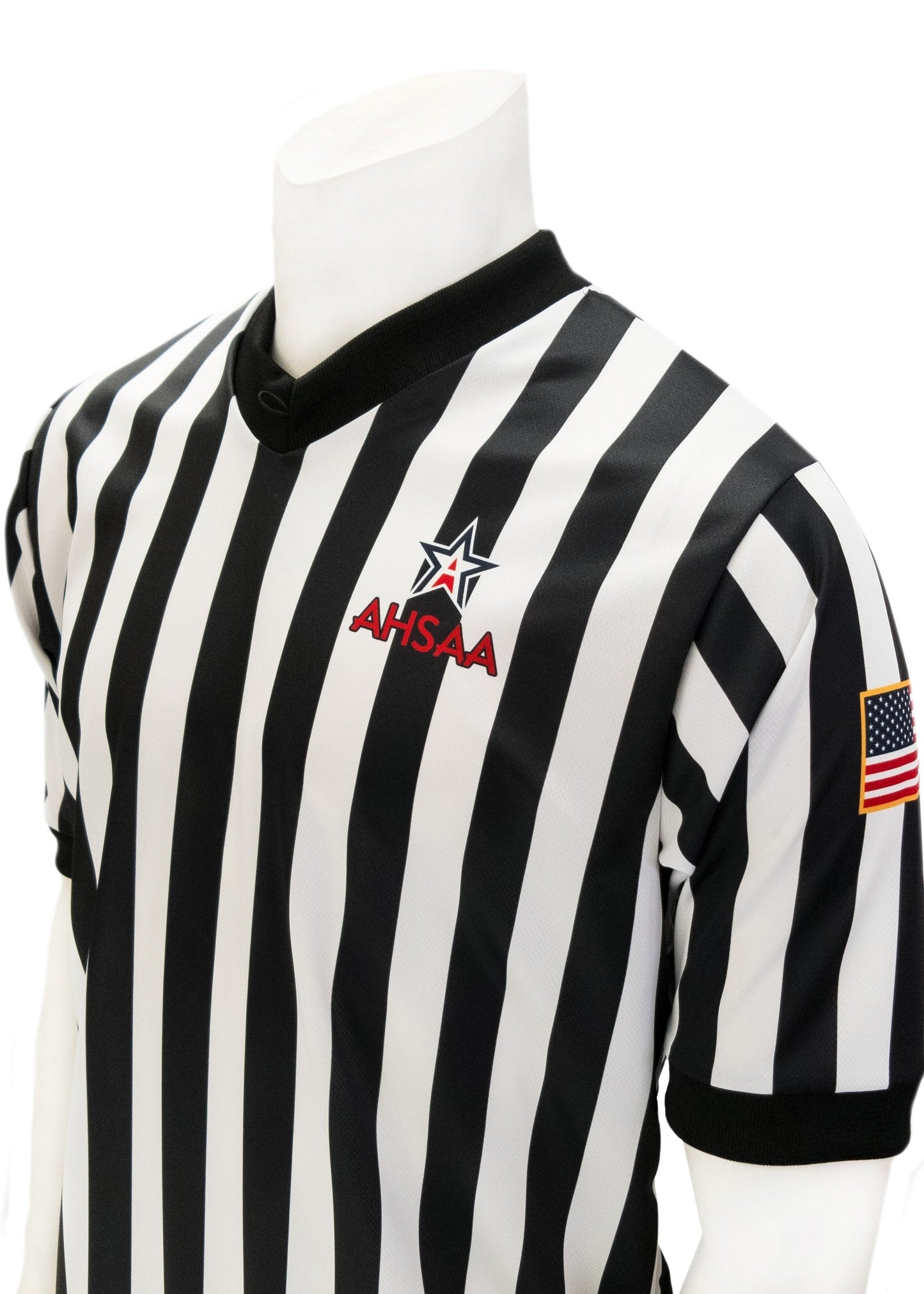 USA200AL-607 - Alabama 1" Stripe - "BODY FLEX" - Men's Short Sleeve Basketball Shirt
