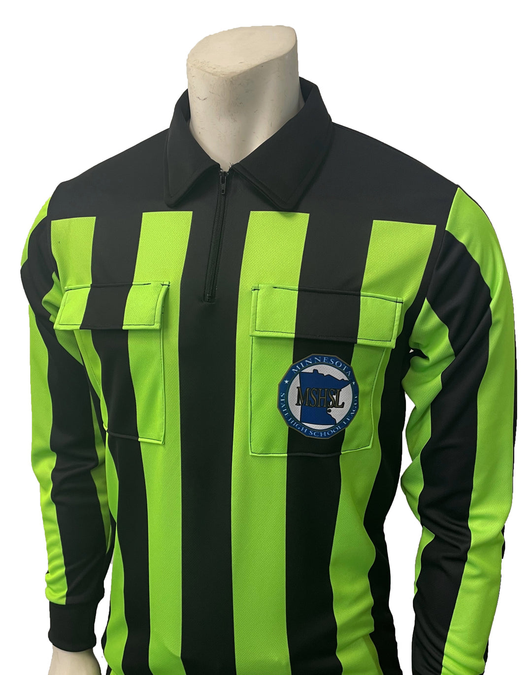 USA901MN FG - Minnesota Long Sleeve Soccer Shirt - Black/Green
