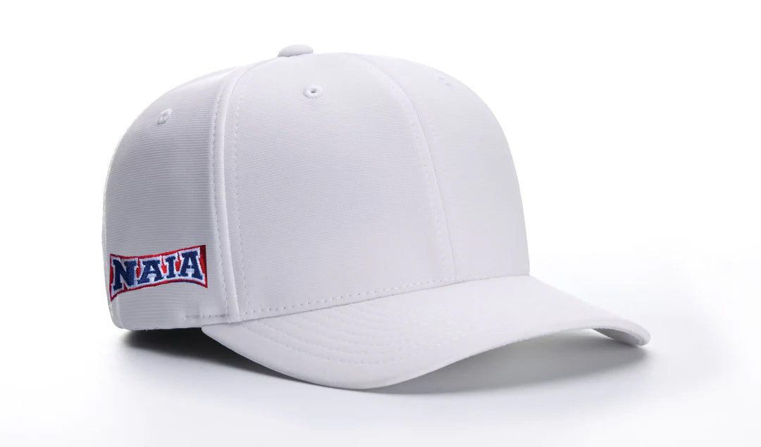 R487-WHT-NAIA - NAIA Richardson Pulse R-ACTIVE Flex Fit Hat – White