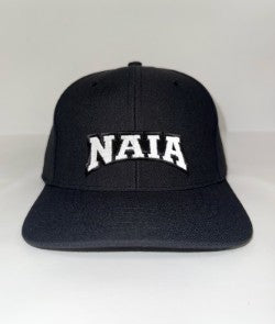 R530NAIABK - NAIA Black Baseball Richardson Umpire Surge 2" - 4 Stitch Fitted