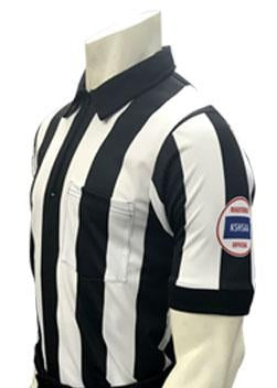 USA137KS-607 - Kansas 2 1/4" - "BODY FLEX" Football Short Sleeve Shirt