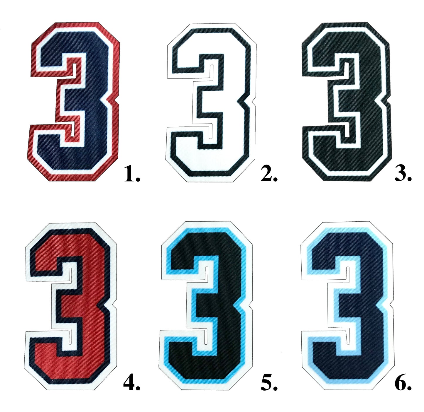 3 INCH UMPIRE NUMBERS