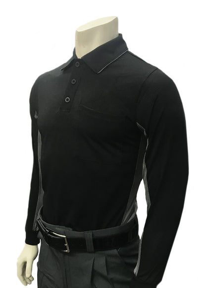BBS315 - Smitty Men's Body Flex "Major League" Style Long Sleeve Umpire Shirts - 3 Color Combinations
