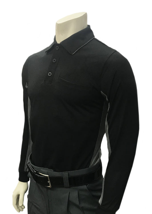 BBS315 - Smitty Men's Body Flex "Major League" Style Long Sleeve Umpire Shirts - 3 Color Combinations