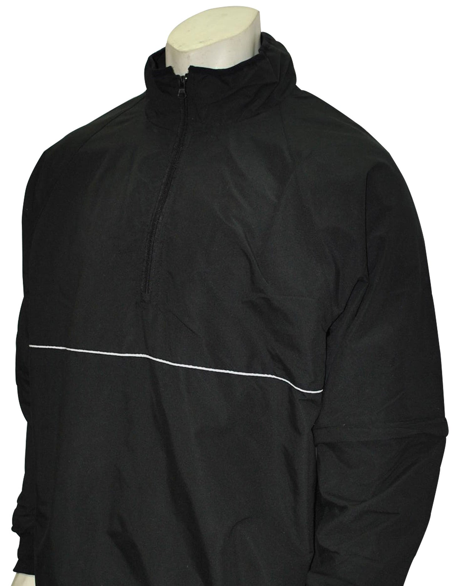 BBS323 - Smitty Convertible Half Sleeve Pullover Jacket - In Black Only