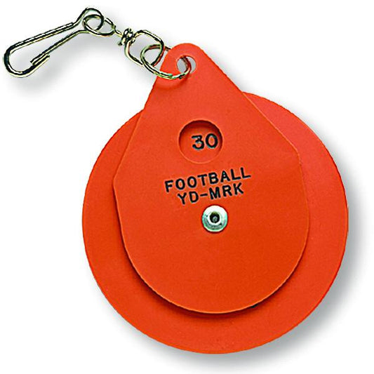 ACS537 - Orange Plastic Disc Chain Clip