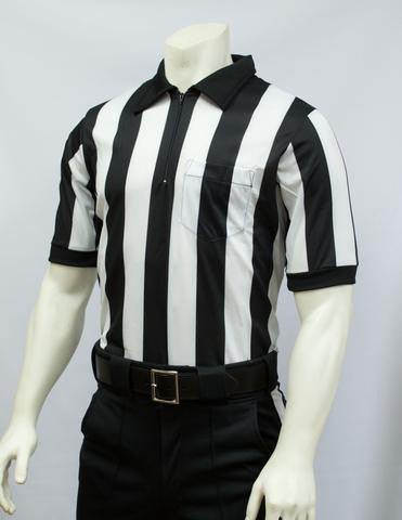 FBS117E - Smitty 2" Stripe Elite Performance Interlock Short Sleeve Shirt