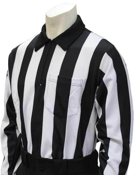 FBS118 - Smitty 2" Stripe Heavyweight Performance Interlock Long Sleeve Shirt