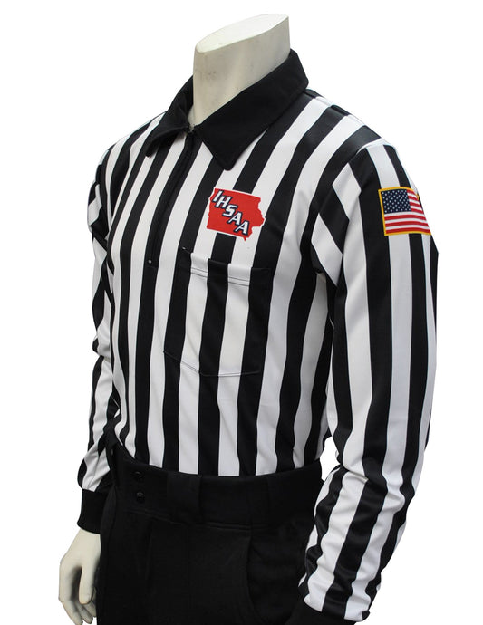 USA112IA - Iowa 1" Stripe - Long Sleeve Football Shirt