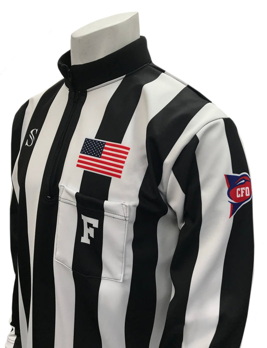 USA129CFO - College Football "Fully Dye Sublimated" Cold Weather Long Sleeve Football Shirt