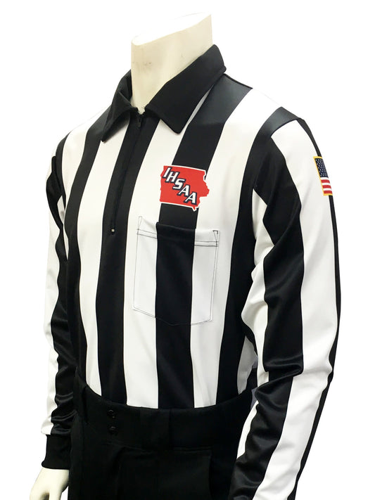 USA138IA - Iowa 2 1/4" Stripe - Long Sleeve Football Shirt