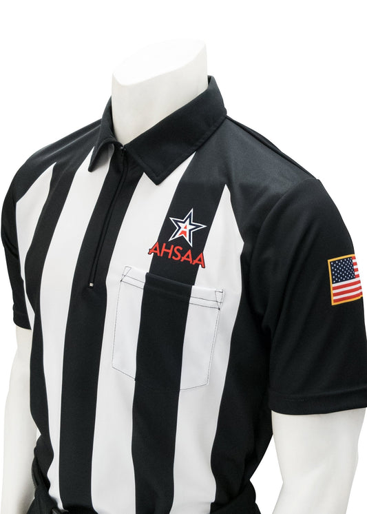 USA151AL-607 - Alabama 2 1/4" Stripe - "BODY FLEX" - Short Sleeve Football Shirt