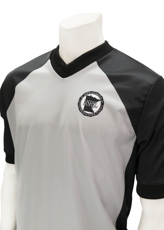 USA207MN-607 - Minnesota Men's Grey Basketball/Wrestling Short Sleeve Shirt