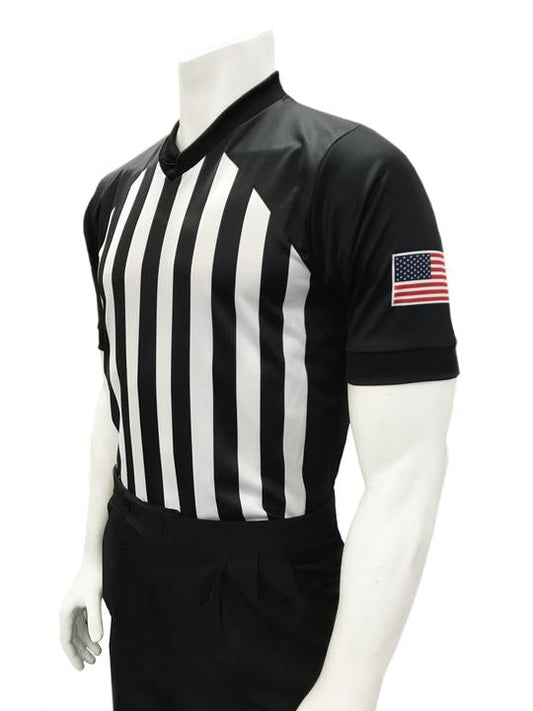 USA216-607 - Smitty 1" Stripe - "BODY FLEX" - NCAA Men's Basketball Shirt