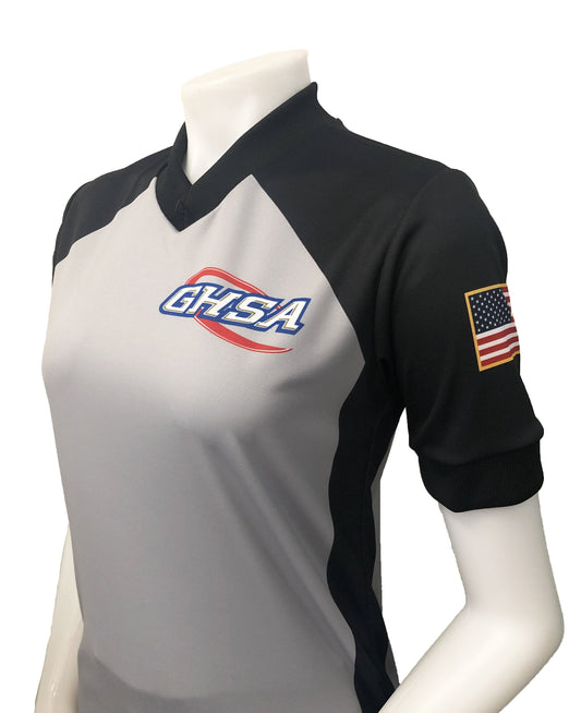USA217GA - Georgia Grey - Women's Short Sleeve Basketball Shirt