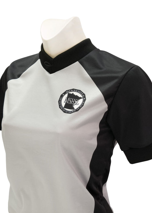 USA217MN-607 - Minnesota "Body Flex" Women's Grey Basketball/Wrestling Short Sleeve Shirt