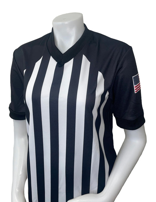 USA226 - Smitty 1" Stripe - NCAA Men's Basketball Shirt - Women's Cut