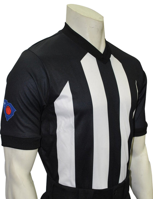 USA260SC-607 - South Carolina 2 1/4" Stripe - "BODY FLEX" V-Neck Basketball Shirt