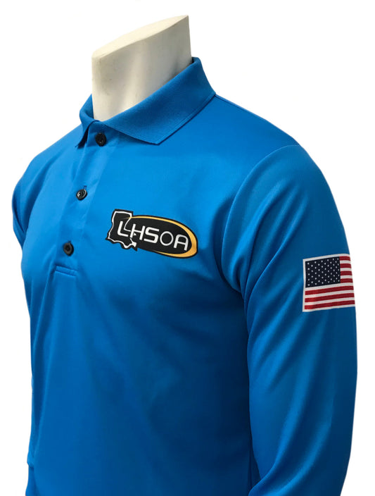 USA401LA - Louisiana Men's Volleyball Long Sleeve Polo Shirt - 2 Colors