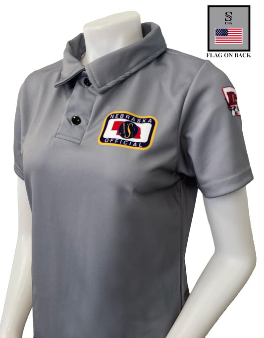 USA402NE-NHS GRY - Nebraska Grey - Women's Volleyball Short Sleeve Shirt