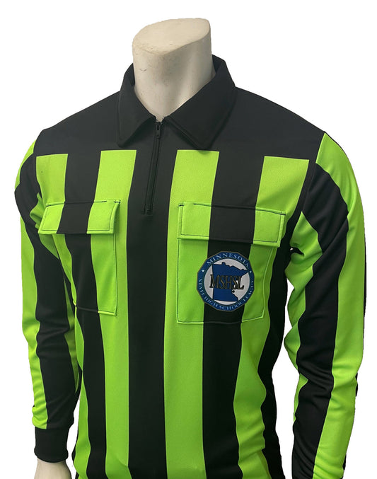 USA901MN FG - Minnesota Long Sleeve Soccer Shirt - Black/Green