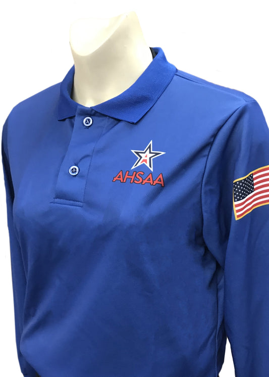 USA403AL RB - Alabama Royal Blue - Women's Long Sleeve Volleyball Shirt