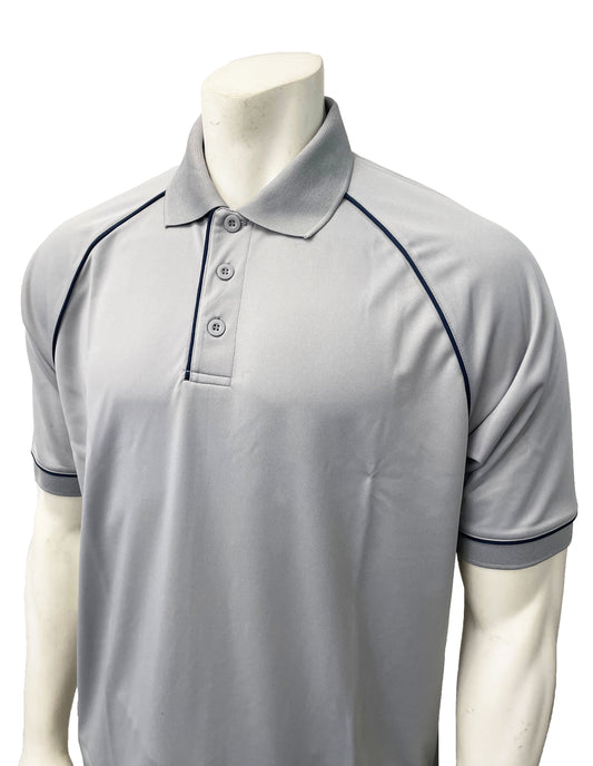 VBS400 GRY - Men's V-Neck Mesh Volleyball Shirt - No Pocket - Grey