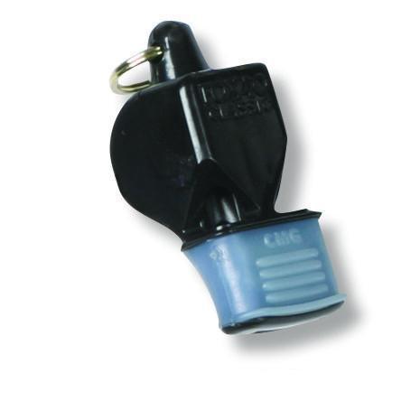 AC-F40 CMG - Fox 40 Black Plastic Whistle w/ Cushioned Mouth Grip