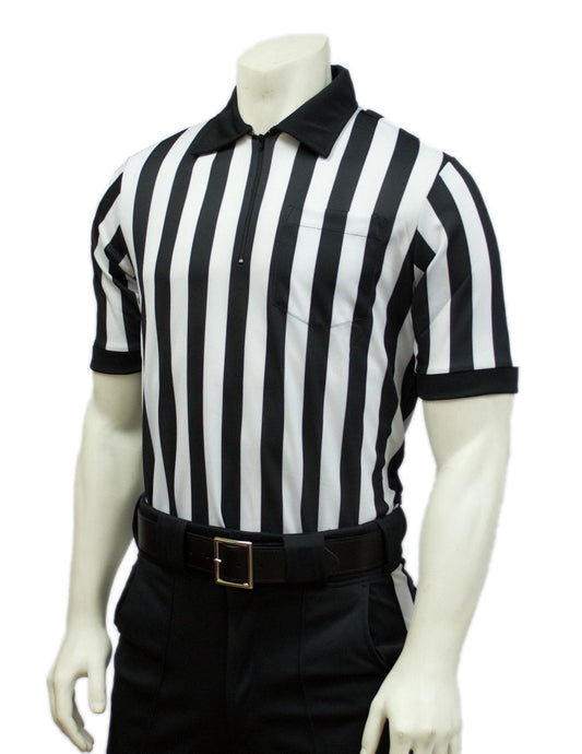 USA100-607 NF - Smitty - "BODY FLEX" 1" Stripe Football Short Sleeve Shirt - No Flag