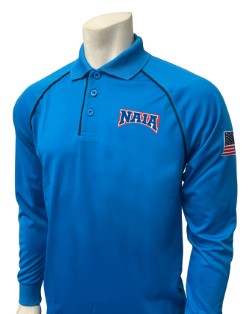 VBS401NAIA BB - Men's  Long Sleeve Volleyball Shirt - No Pocket - Bright Blue Only