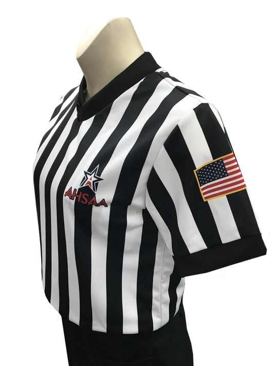 USA211AL - Alabama 1" Stripe - Women's Short Sleeve Basketball Shirt